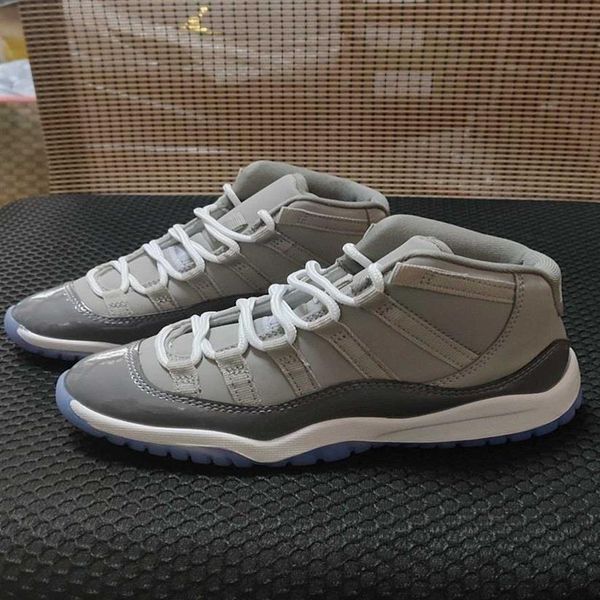 

kids cool grey 11 kid 11s td toddler basketball shoes ps gry concord 45 bred legend blue boys girls youth space jam midnight navy 2692, Black