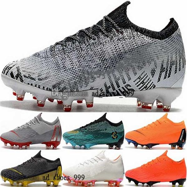 

soccer cleats shoes enfant fg 46 12 vapores ag 35 size us mercurial 12 5 eur mens football boots men cr7 women 12s scarpe children253f, Black;red