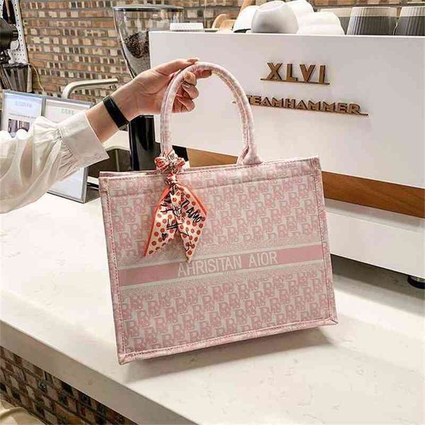 

58% off outlet online wholesale super low large capacity female portable one shoulder canvas bag net red atmospheric tote bag