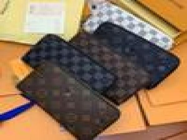 

2022 single zipper wallet the most stylish cards coins men leather purse card holder women designer wallet bags clutch handbag, Red;black