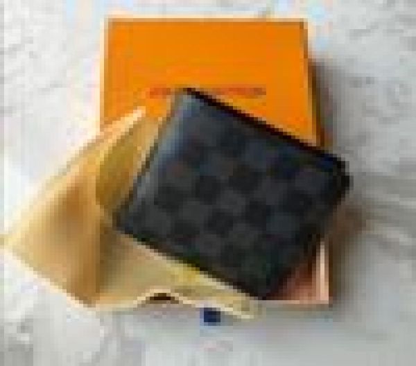 

2021 rs wallets cardholder france paris plaid style luxurys mens wallet designers women wallet highend lu, Red;black
