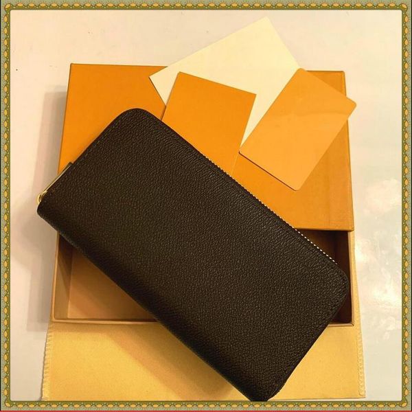 

designer mens zipper wallet vertical long clutch wallets leather purse card holder with 210230i, Red;black