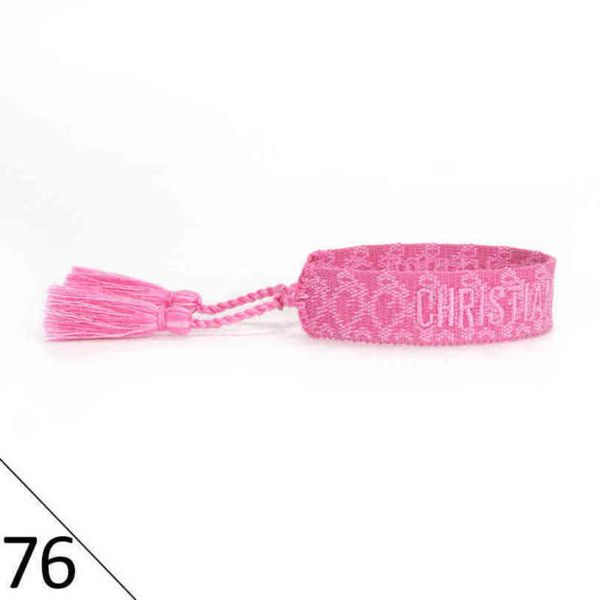 

designers woven friendship bracelets luxury brand adjustable for womens mens vintage braided bracelet fashion embroidery tassel bangles jewe, Golden;silver