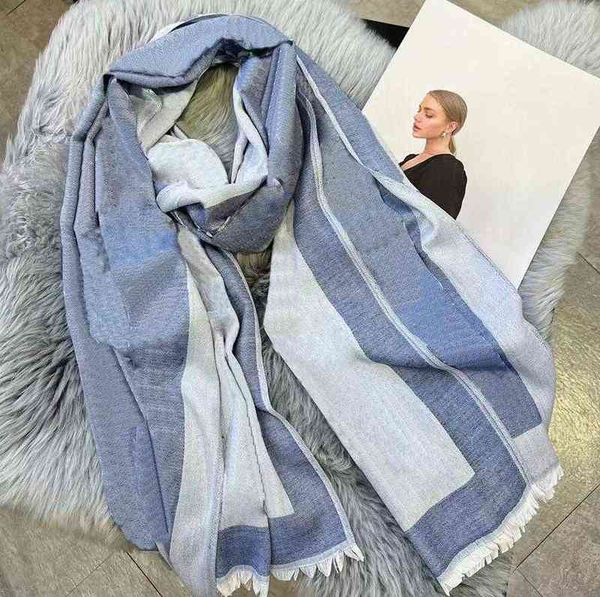 

bai cheng designer women scarf silken scarves fashion shawl long neck scarfs woman letters pattern cashmere shawls scarves 180cmx70cm with b, Blue;gray