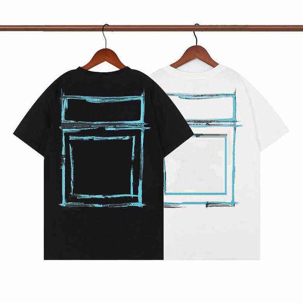 

mens women designers t shirts loose tees fashion man s casual shirt luxurys clothing street shorts sleeve white clothes tshirts 2022, White;black