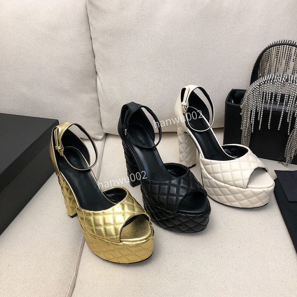 

2022 decorative high-heeled shoes women's bride luxury classic fashion designer party wedding dress shoes size35-41, Black