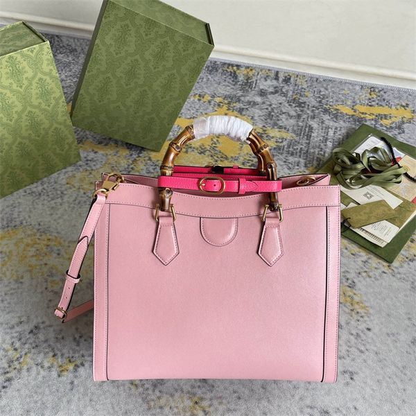 

7a handbag designer diana bamboo tote bag crossbody luxury medium hobo canvas genuine leather fashion woman shoulder totes bags cross body p