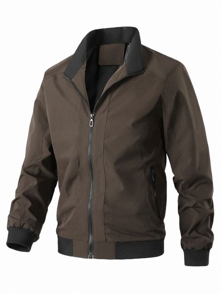 

men zip up jacket x6qe#, Black;brown