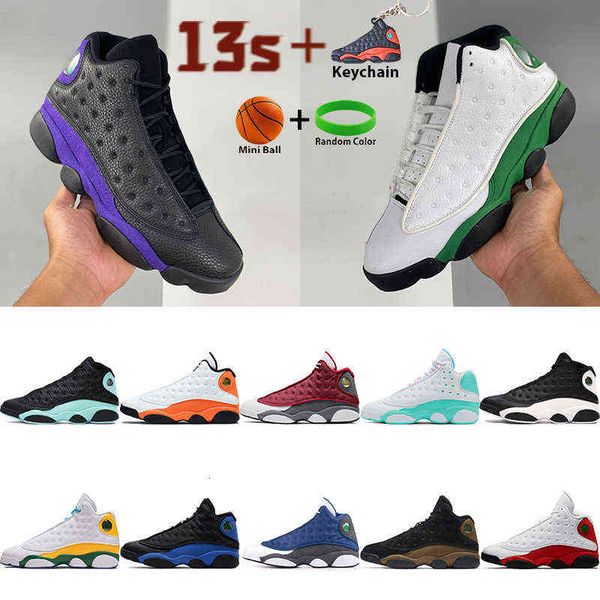 

13 basketball shoes 13s mens sneakers court purple black starfish lucky green red flint cat men women shoe trainers