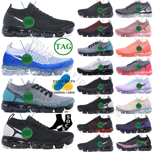 

uality mens womens running shoe tn fly 2.0 knit 3 vap sports shoes triple black white x pink red purple oreo grey aluminum dusty chaussures