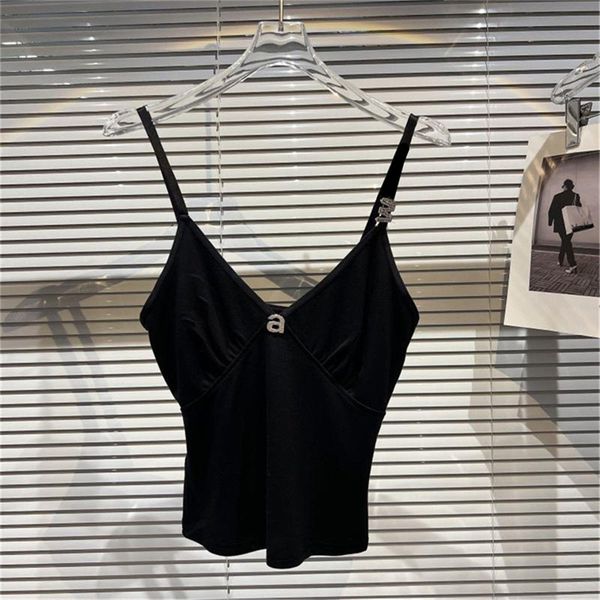

women's tanks & camis summer black small halter vest for women with net red inlaid diamond letters with the bottom of short top, White