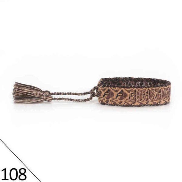 

brand designers adjustable bracelet luxury woven friendship bangle for women men vintage braided bangles embroidery tassel bracelets jewelry, Golden;silver
