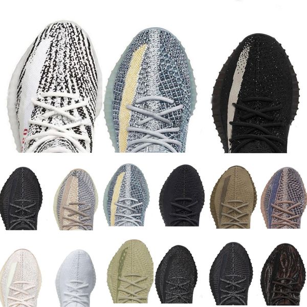 

2022 designer men running casual shoes luxury running womens flax yecher black cinder zebra reflective static yechiel beluga dazzling blue o
