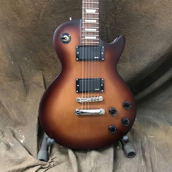 

chinese electric guitar matte finish chrome hardware mahogany guitar
