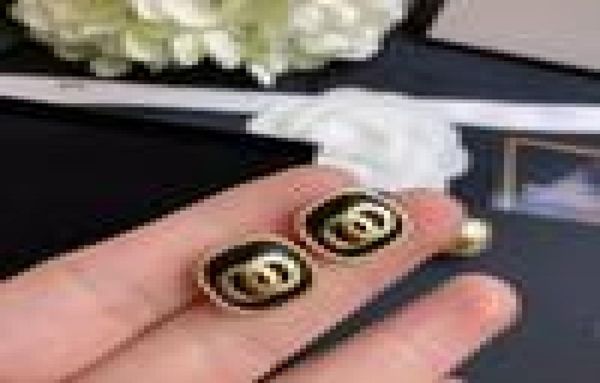 

men and women fashion acrylic button earrings back, White
