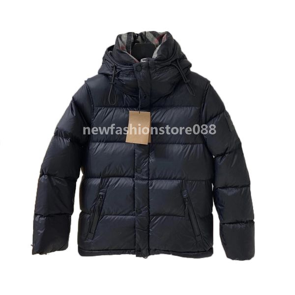 

designer puffer down winter jackets 90 thickening warm coat men jackets 002, Black