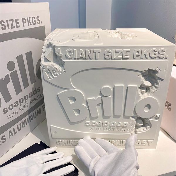 

-selling daniel arsham brillo resin box 22 5cm 28cm 28 5cm originalfake holiday companion gallery original fake tablearts 255c