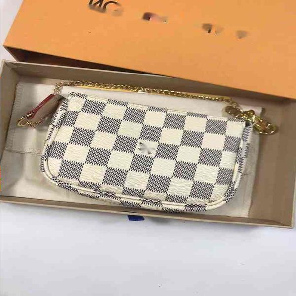 

louiseity 1 viutonity luxury brand clutches m58009 shoulder bag messenger purse real pouches evening belt mini chain bags long wall qbwxa, Red;black