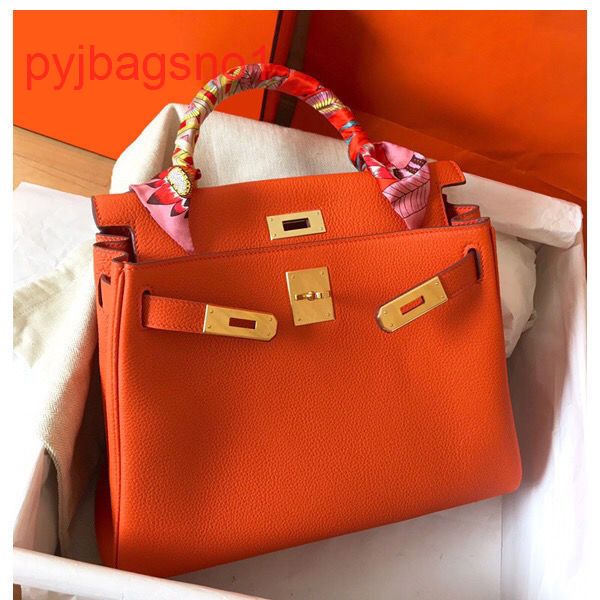 

authentic herme bags and handbags outlet yuanbao new tide litchi pattern layer leather kelys's inner sewn bride single shoulder cross