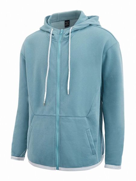 

x afraeli men zip up drawstring hoodie o8vq#, Black