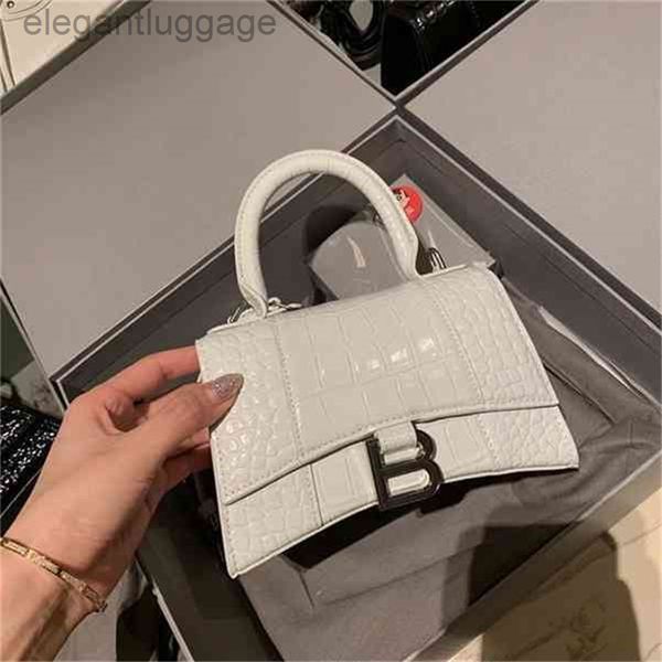 

handbags classic bags brand balencigbag bag designer trend handbags net 2022 crocodiless hourglasss mini red same b family leather single sh