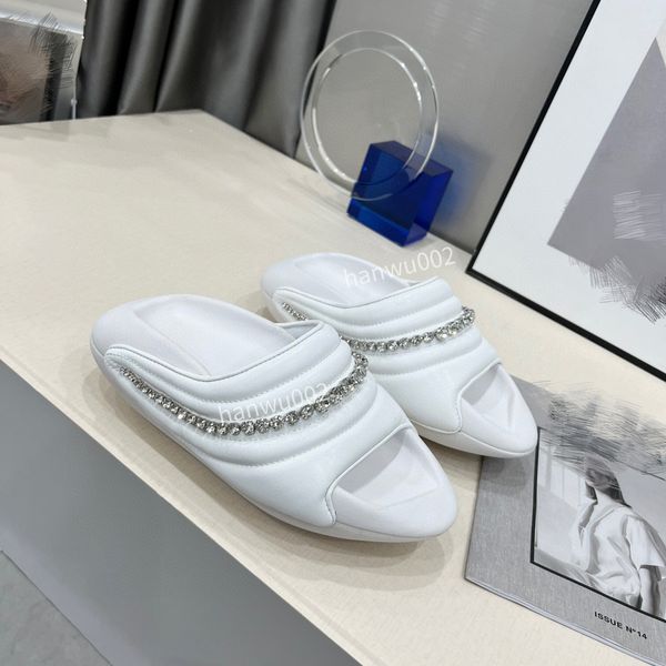 

summer sandal designer slides slippers women shoes fashion flat flip flop luxury casual party wedding slipper, Black