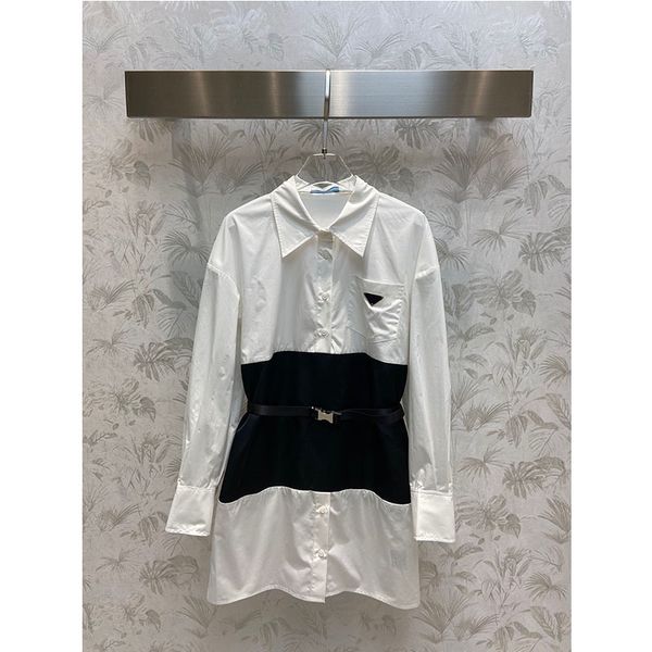 

luxury designer women's blouses turn down collar solid blouse runway elegant embroidery shirts long sleeve quality ladies spring loose, White