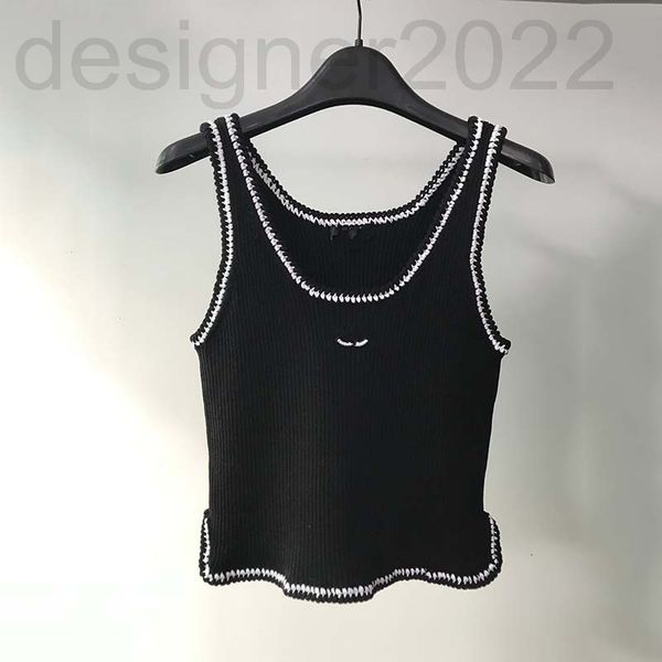 

women's t-shirt designer spring and summer suspender vest knitted comfortable bottoming outer women's simple fashion ph1h, White