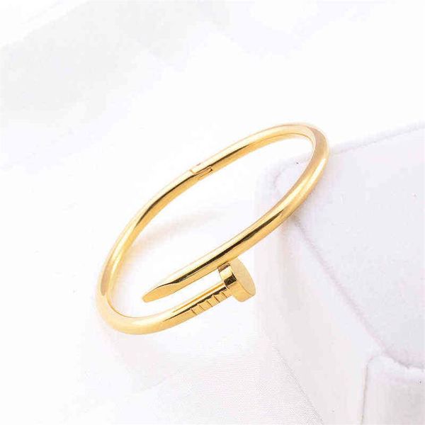 

carti bangle bracelet designer bracelet luxury jewelry evil eye stainless steel gold cuff bracelets plated silver woman man party 263a, Black