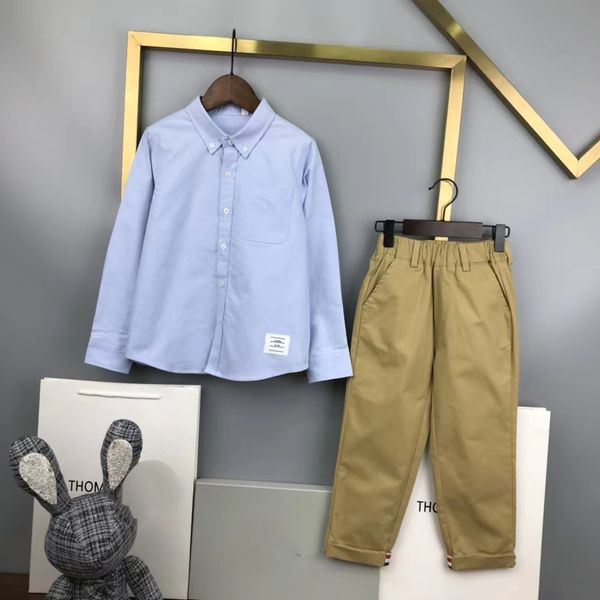 

kid boy clothing sets korea style for hoodie and pants fashion designer toddler boys athletic walking boutique send with box, White