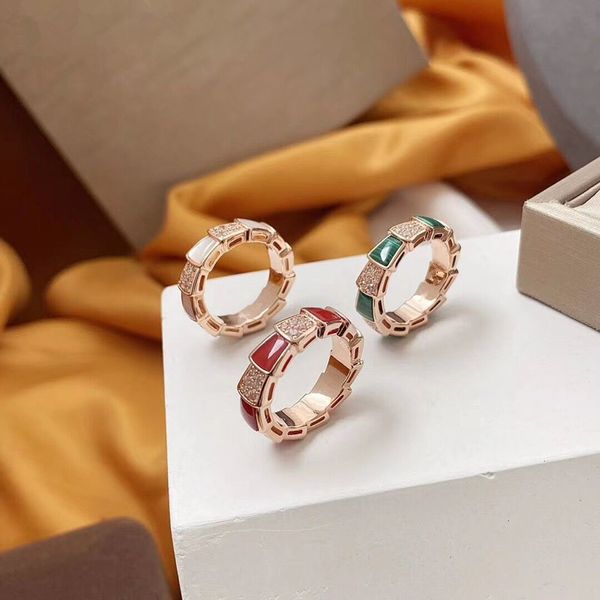 

cluster rings style 925 sterling silver white mother-of-pearl snake bone ring malachite ladies fashion light jewelrycluster clustercluster, Golden;silver