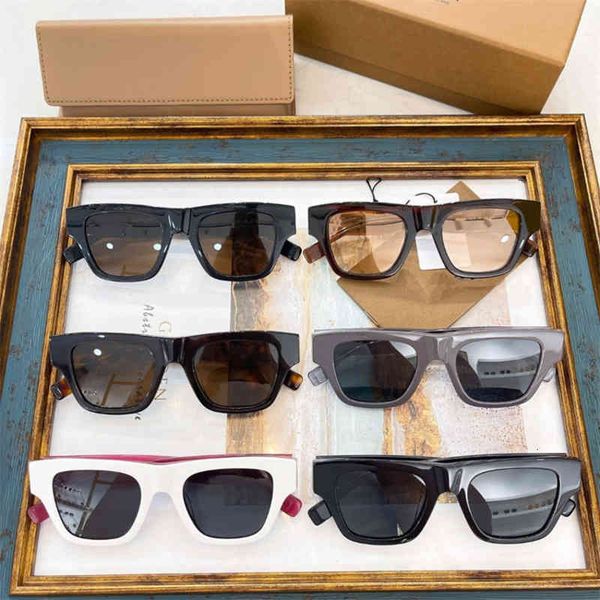 

sunglasses square plate men's and women's ins net red same personalized sunglasses be4360 7vm1, White;black