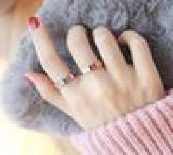 

titanium steel silver love ring men and women rose gold jewelry for lovers couple love screw rings gift size 511 width 46mm