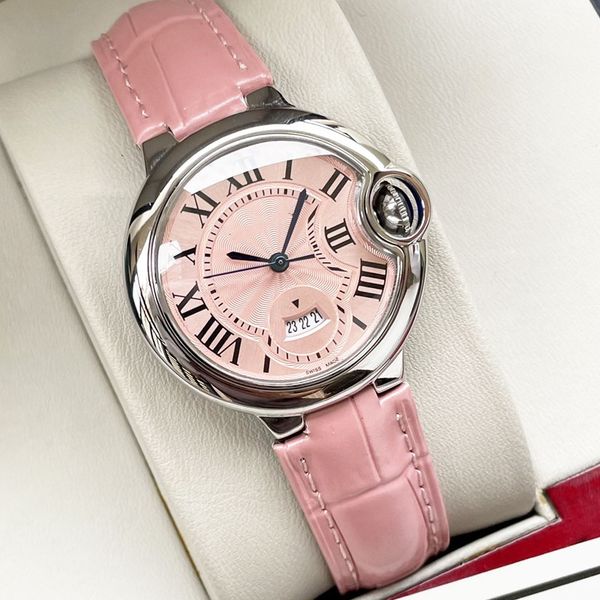 

fashion women's watch 33mm quartz movement 316 stainless steel case belt sapphire mirror sun moon star life waterproof luxury watches w, Slivery;golden