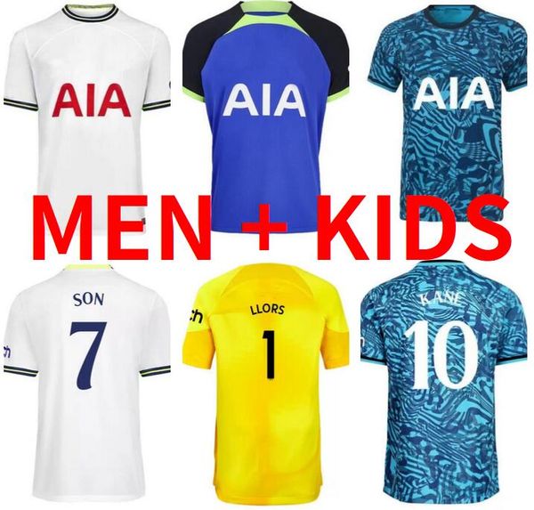 

22 23 kane son kulusevski perisic soccer jerseys hojbjerg colorful away 2022 2023 lucas dele third 3rd football kit shirt bryan purple men, Black;yellow