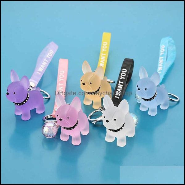 

keychains classic french punk bldog keychain men car key ring chain jewelry crystal dog for women bag charm trinket g101 keychainshop dhcgj, Silver