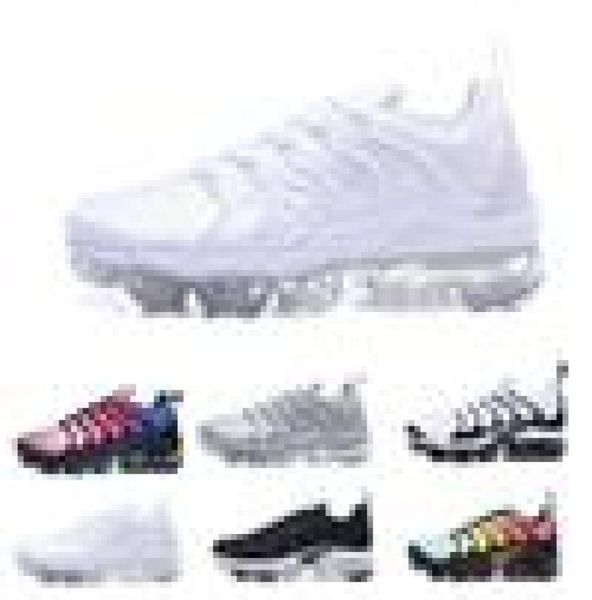 

2021 tn plus men outdoor walking shoes triple black white metallic silver colorways pack for mens women trainers size, Black;brown