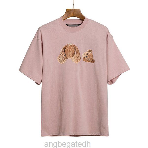 

t-shirt designer men's palm shirt boys girls sweat printed bear oversized breathable casual angel cotton short sleeves 51, White;black