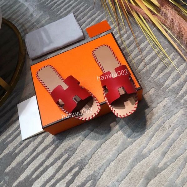 

2022 embroidery womens scuffs slippers rubber sole casual style street sandals beach ladies flip flops loafers slides size34-42, Black