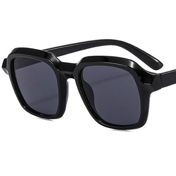 

fashion sunglasses candy color sun glasses square adumbral anti-uv spectacles oversize frame eyeglasses ornamental, White;black