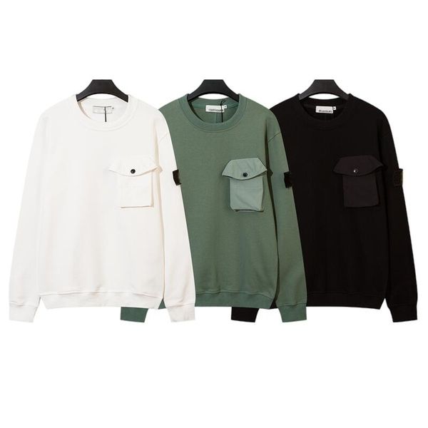 

designer men hoodies fashion jumpersmens clothing letter embroidery long sleeve pullover sweatshirts man women casual cotton sportswear crew, Black