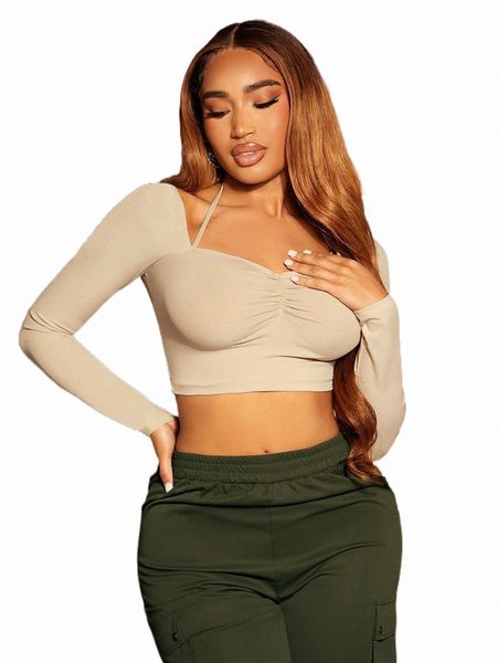 

sxy tie back crop o7nh#, White