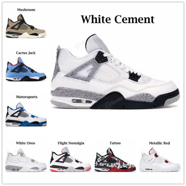 

mans 4 basketball shoes for men women 4s military black cat sail red thunder white oreo cactus jack blue university infrared mens outdoor sp