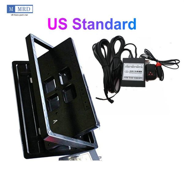 

1 plate set usa style remote control retractable hide hidden flip license plate flipper stealth brand new via dhl fedex ups337f
