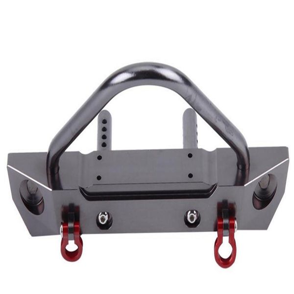 

rc car front bumper aluminium alloy rc model part for axial scx10 jeep wrangler 1 10 remote control crawler cnc machined 5 0319b