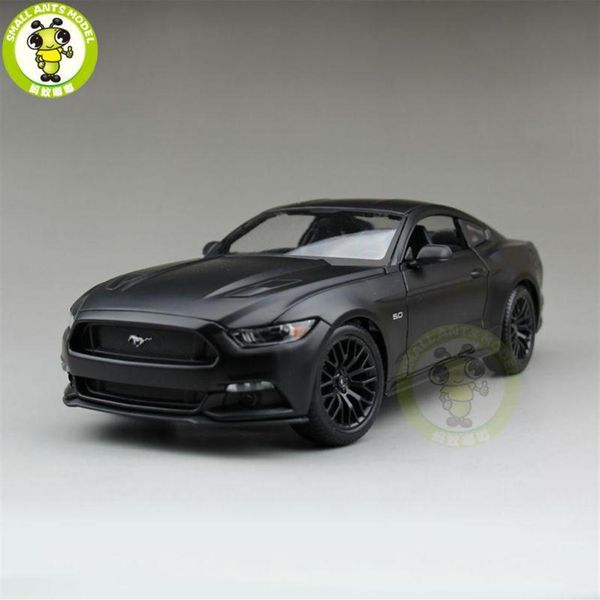 

118 ford mustang gt 5 0 diecast car model for gifts collection hobby mae black maisto302n