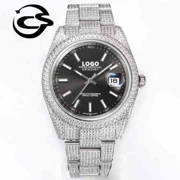 

rolesx uxury watch date gmt luxury diver mechanical watch v3 version 904l steel eta 2824 movement 126333 ice cube gypsophila arab rollexable, Slivery;brown