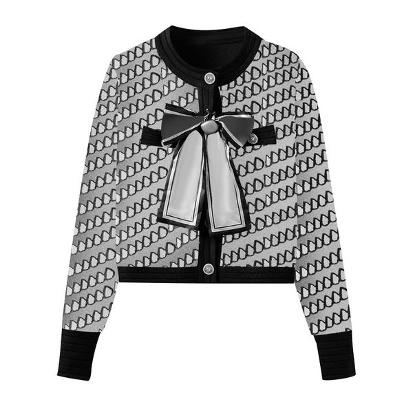 

womens knits tees sweaters with bow tie designer woman sweater siim shirts jumpers s-xl, White