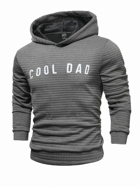 

men letter graphic hoodie n2fc#, Black