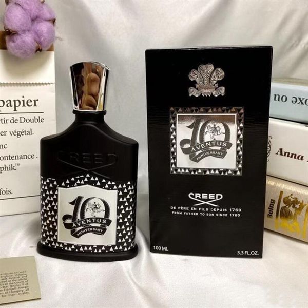 

incense creed aventus 10th anniversary perfume 100ml 3 4 fl oz eau de parfum brand fragrance men long lasting smell perfumes231p